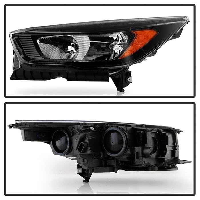 Ford Escape 17-19 Spyder (POE) Halogen (Non-Projector) Headlight - Low Beam-H11(Included) ; High Beam-HB3(Included) - OE Black Left