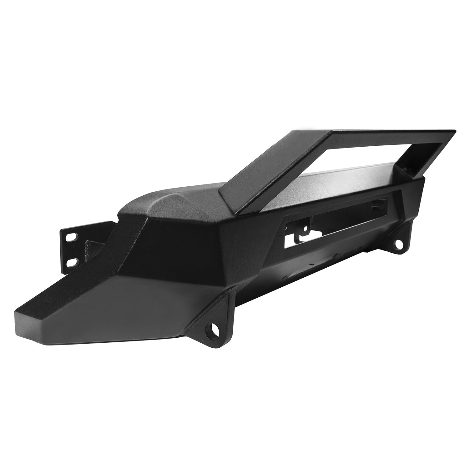 Front Bumper Magnum Winch RT Style Guard Black Compatible with 2016-2023 Tacoma
