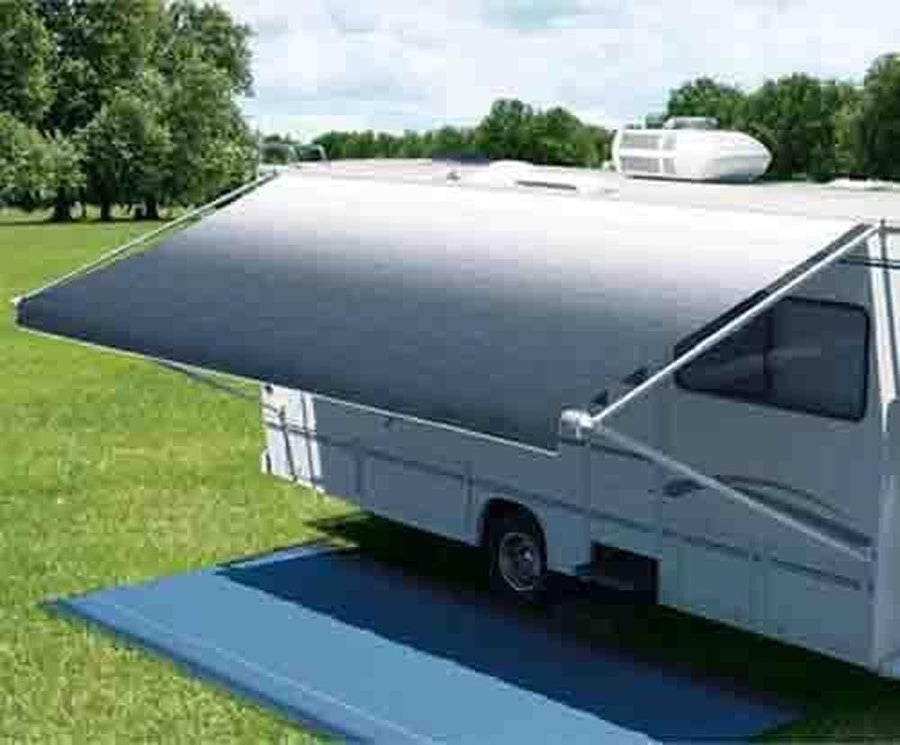 QJ166D00 Carefree Silver Fade 16' Vinyl Roller Assembly (White Weatherguard)