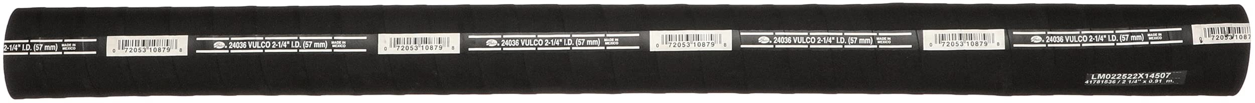 Vulco Gates 24036 Straight Coolant Hose-3' Length, Inner Diameter 2 1/4"
