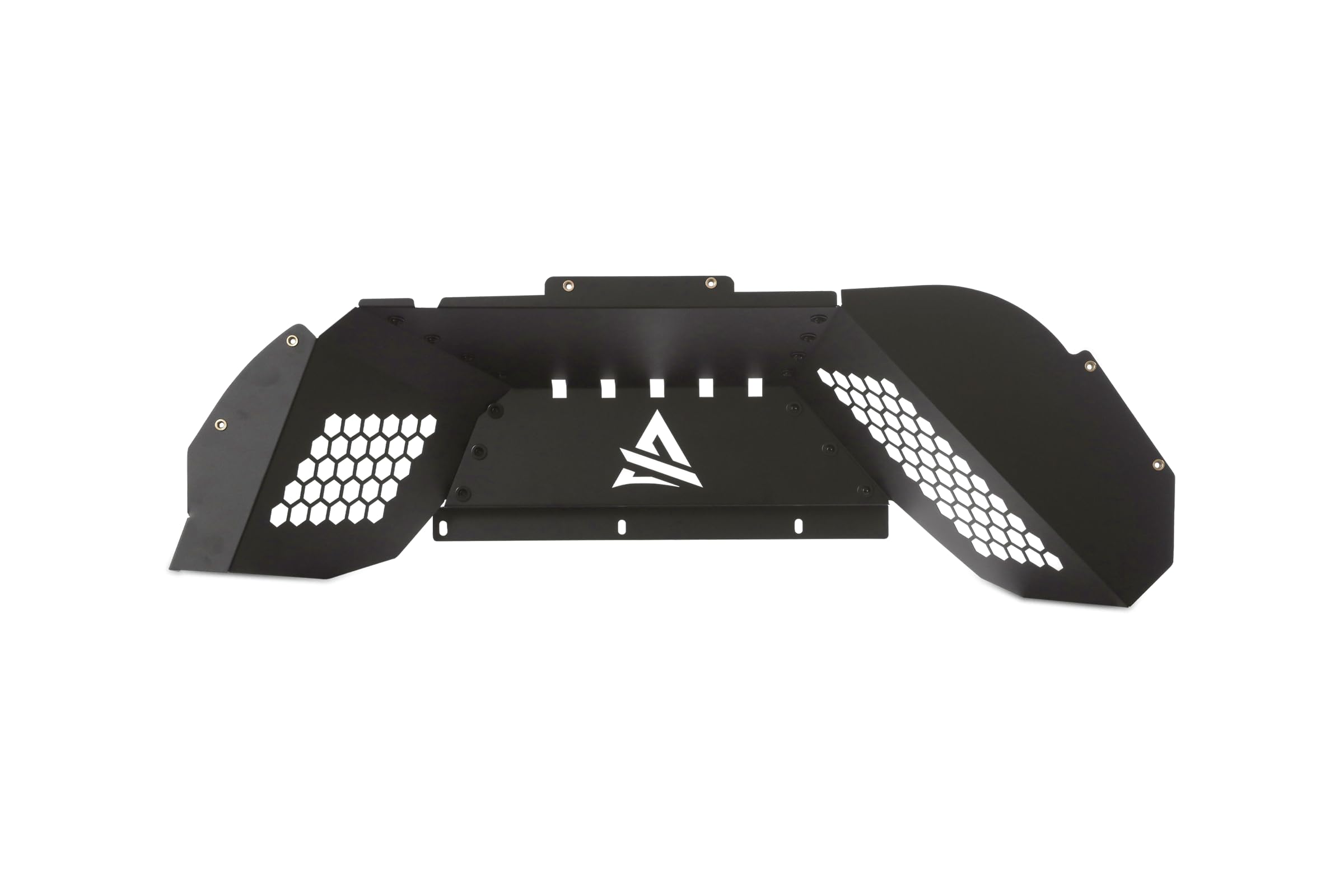 Attica4x4 Cobra Tek - Frontier Series Inner Fenders | Compatible with Jeep Gladiator | Durable Wheel Well Protection with Tire Clearance and Engine Ventilation | Textured Black Powder Coat.