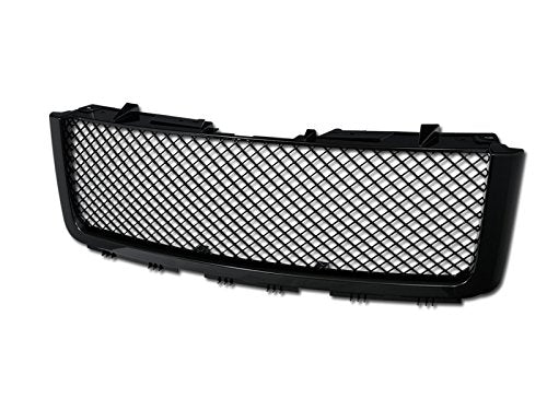 7148666 Armordillo USA Mesh Grille Fits 2007-2013 GMC Sierra 1500-Gloss Black