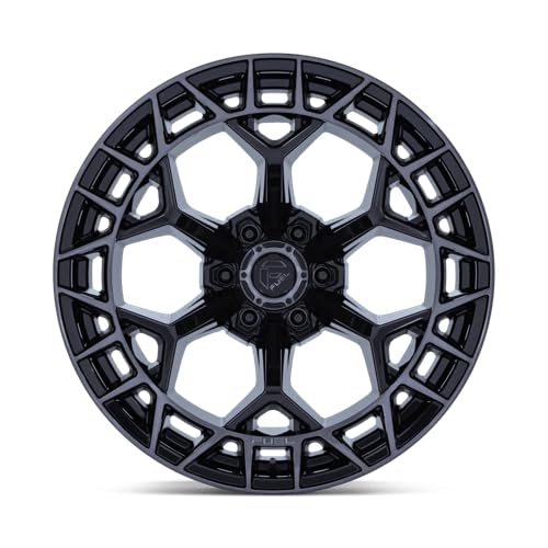 FUEL OFF-ROAD 17X9 FC873 CHARGER 5X5.0 5.04 1mm GLOSS BLACK BRUSHED FACE DARK TINT - FC873BT17905001