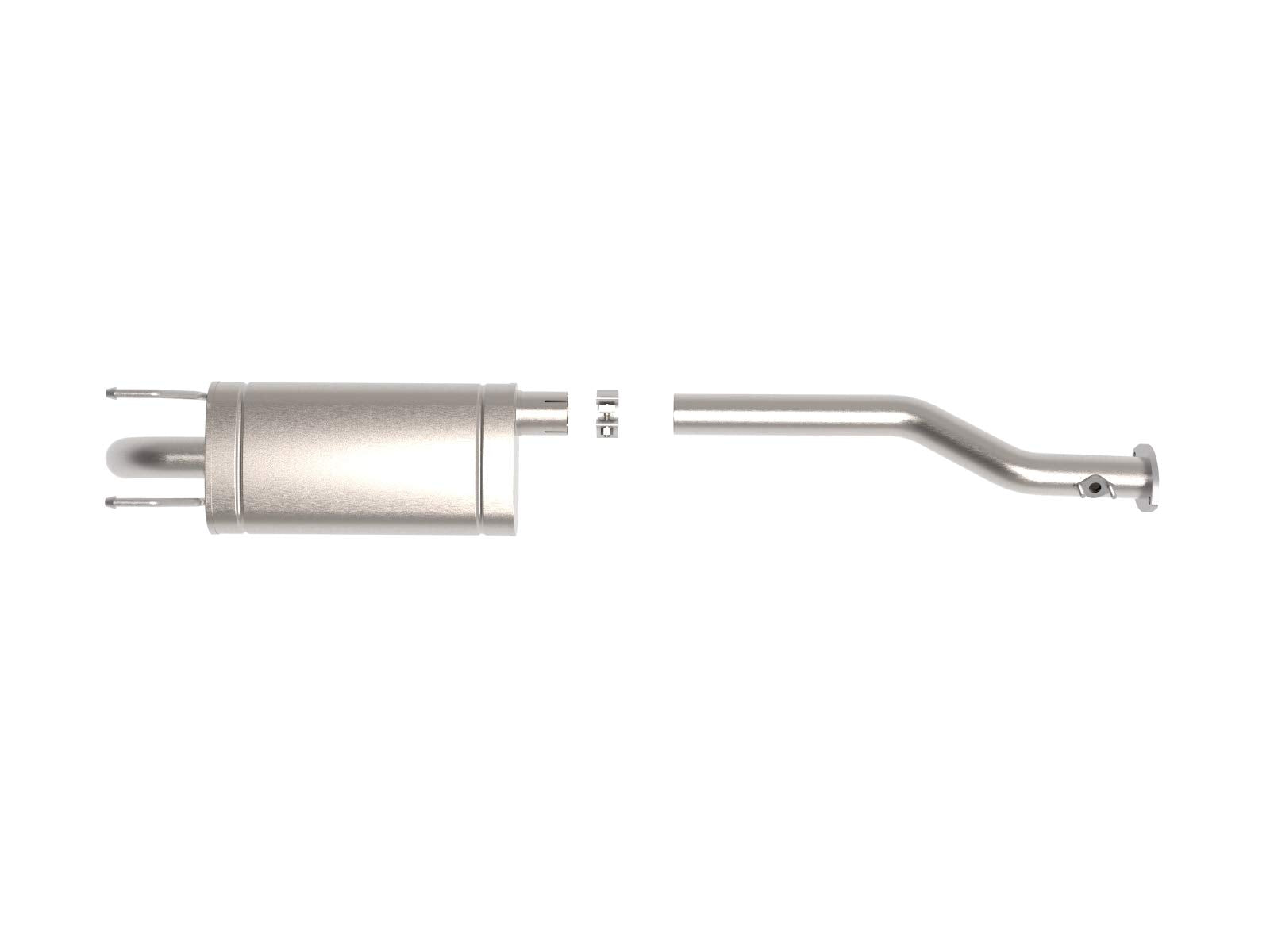 ROCK BASHER aFe Power 49-46049 Cat-Back Exhaust System, 2-1/2", 409 Stainless Steel