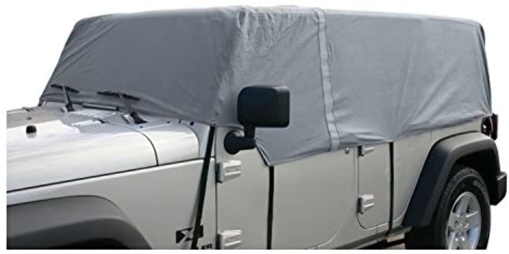 RT Off-Road Cab Only Cover CC10609 NON-Waterproof Gray For 2007-10 Jeep Wrangler JK 4-Door