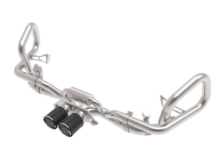 aFe Power 2-1/2 IN MACH Force-Xp Stainless Steel Cat-Back Exhaust w/Carbon Fiber Tips Fit Porsche 911 GT3 14-19 H6-3.8/4.0L 49-36450-C