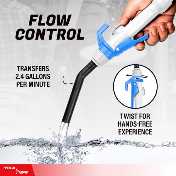 Terapump - Lightweight TREDRUMD Electric Drum Pump for DEF, Antifreeze, and Washer Fluid