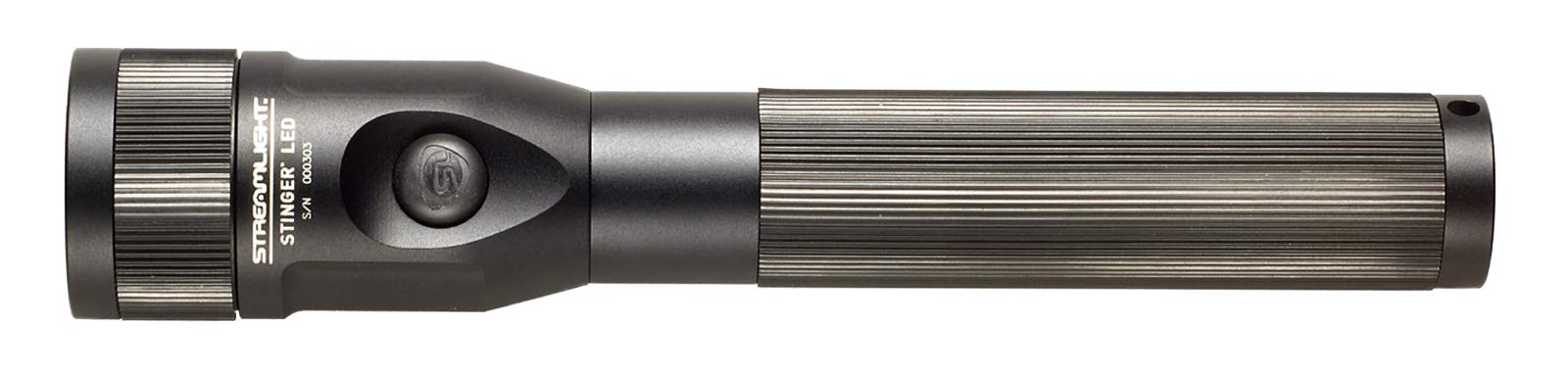 Stinger Streamlight 425-Lumen LED Bright Rechargeable Handheld Flashlight with AC Charger, Black