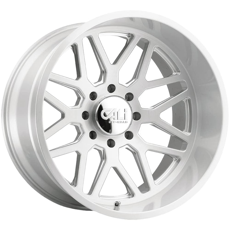 Cali 9115 Off-Road Invader 20x10 6x135-25mm Brushed Wheel Rim 20" Inch