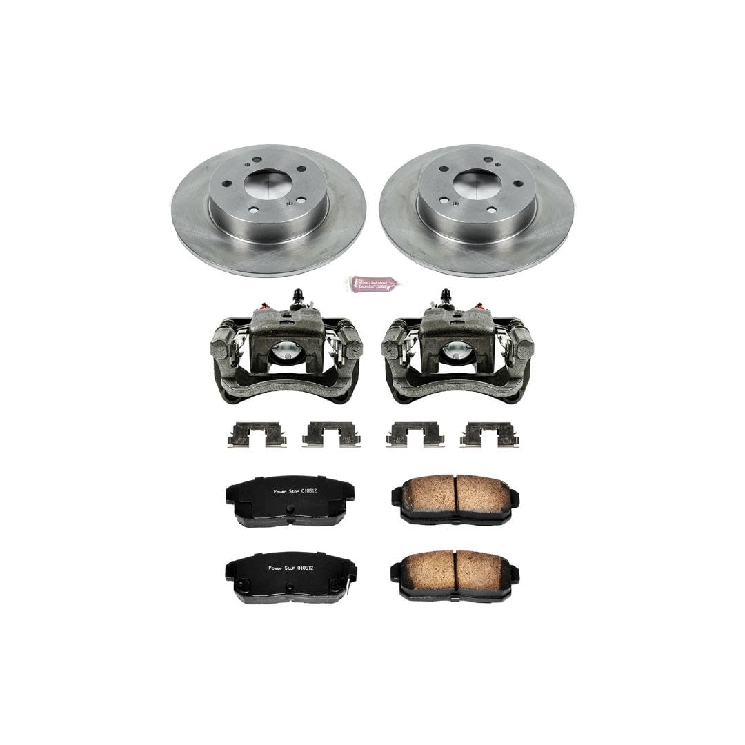 Power Stop KCOE1169 1-Click Autospecialty OE Replacement Brake Kit with Calipers For INFINITI I30 2001, INFINITI I35 2002-2004, Nissan Maxima 2001-2003 [Model Specific]