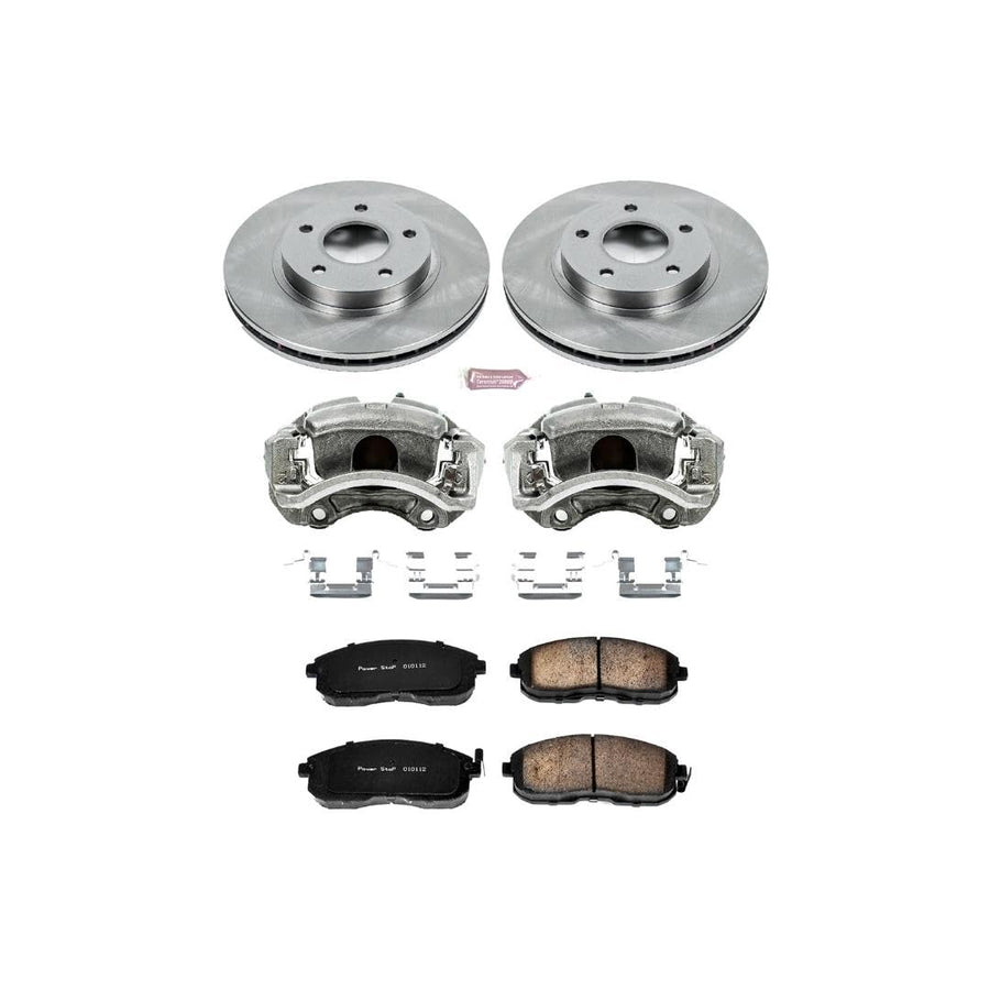 Power Stop KCOE2280 1-Click OE Replacement Brake Kit with Calipers For INFINITI I30 2000-2001 [Model Specific] Autospecialty