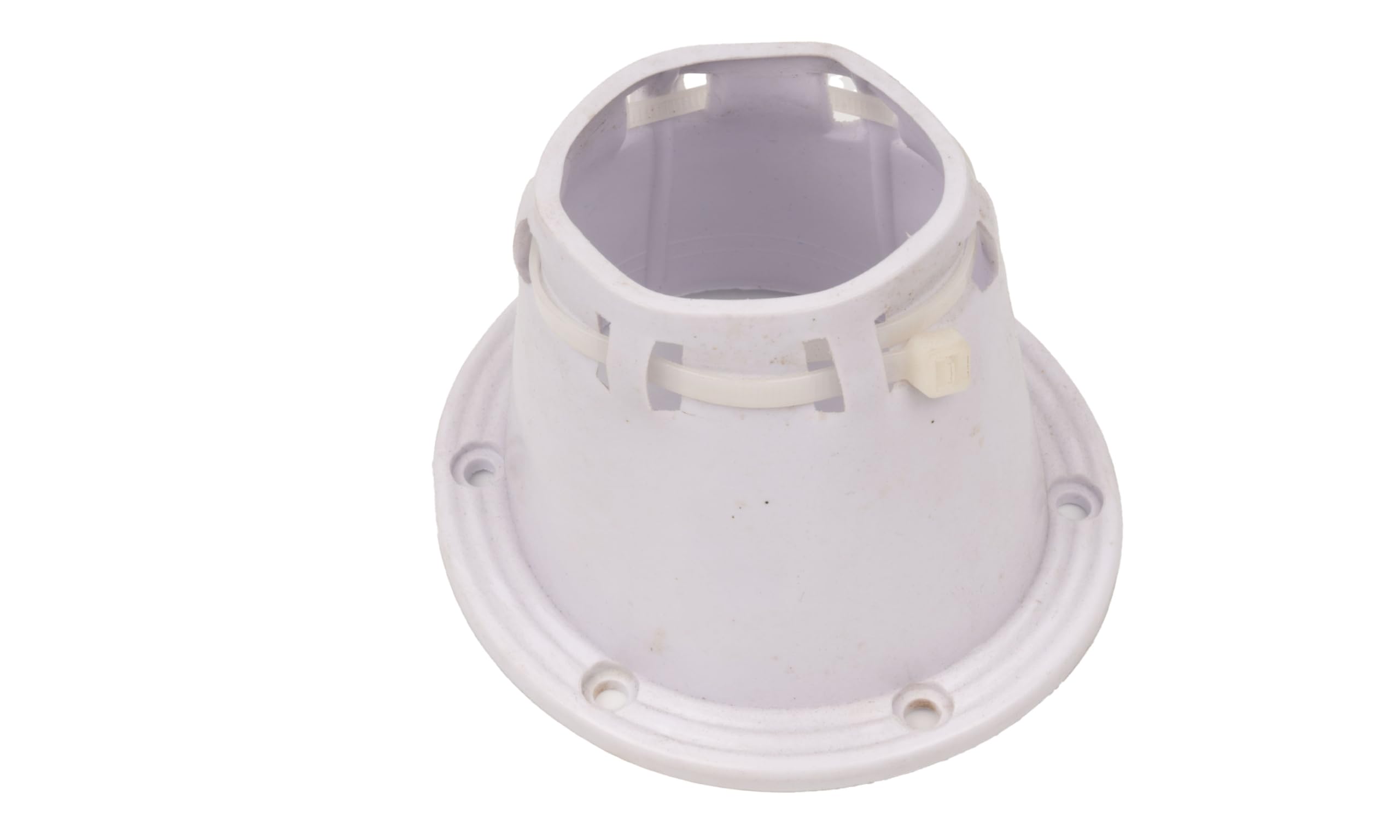 Cable Boot T-H Marine – Waterproof Easy Install Motor Well & Transom Rigging Boot – Marine-Grade Vinyl Cable Pass-Through – UV Resistant Cable Protector for Boat Wiring – Fish White