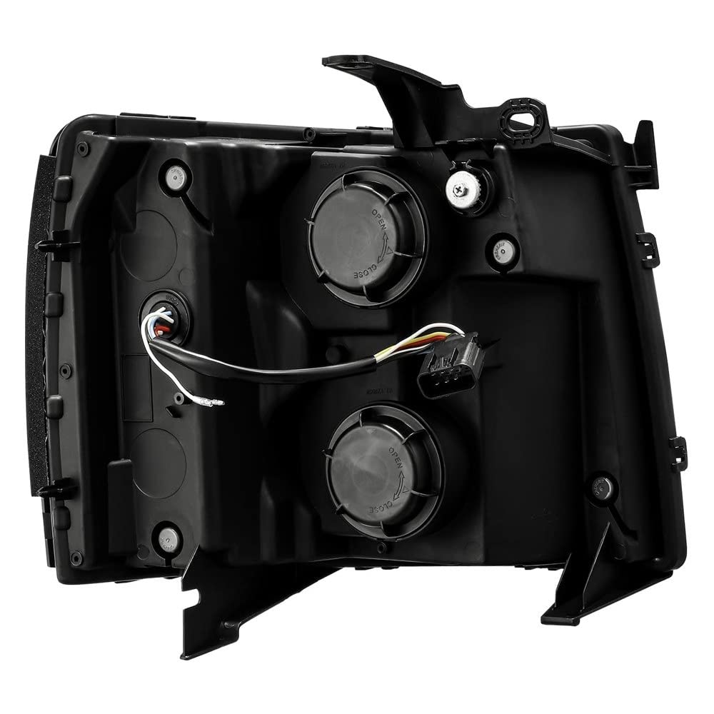 880223 AlphaRex USA Projector LED Headlights w/Activation Light - Sequential Signal and Driver Running Light fits Chevrolet Silverado 1500