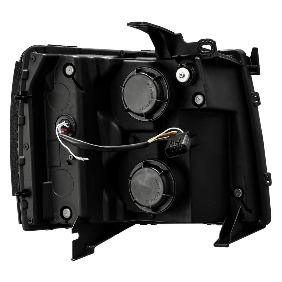 880223 AlphaRex USA Projector LED Headlights w/Activation Light - Sequential Signal and Driver Running Light fits Chevrolet Silverado 1500
