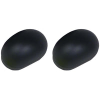 22-5003 Westin Black 4" Oval Tube End Cap Kit