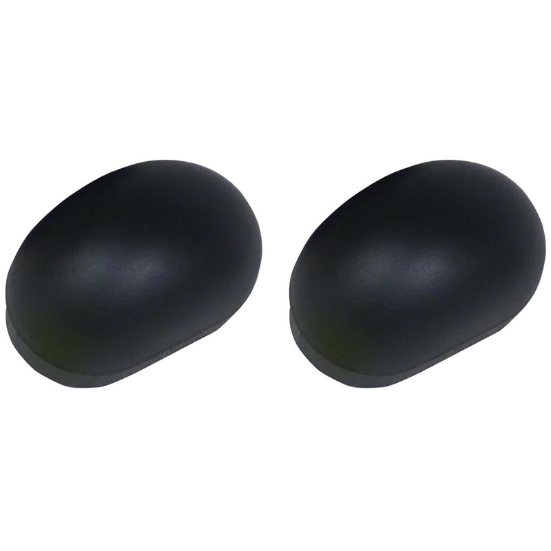 22-5003 Westin Black 4" Oval Tube End Cap Kit