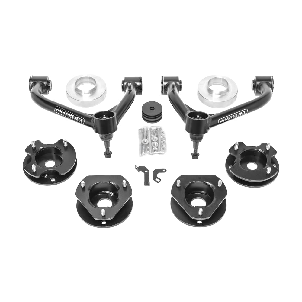 ReadyLIFT 3.0" F Strut Spacer-3.0" R Strut and Preload Spacer Tube A-Arm use with factory suspension (Non-Magnetic Ride) For Chevrolet/GMC Tahoe/Suburban/Yukon Xl RWD, 4WD 69-31300