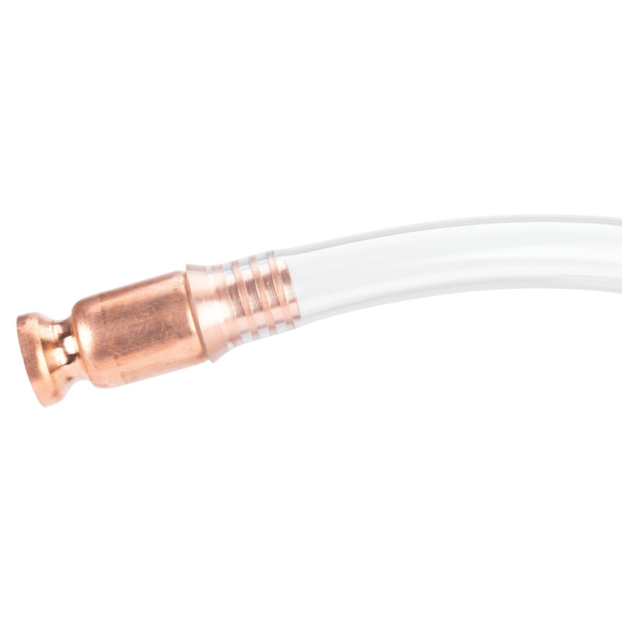 3.5 GPM Performance Tool W54154 Food-Grade Liquid Transfer Shaker Siphon Tube Hose, Clear Blue, 6-foot Tube