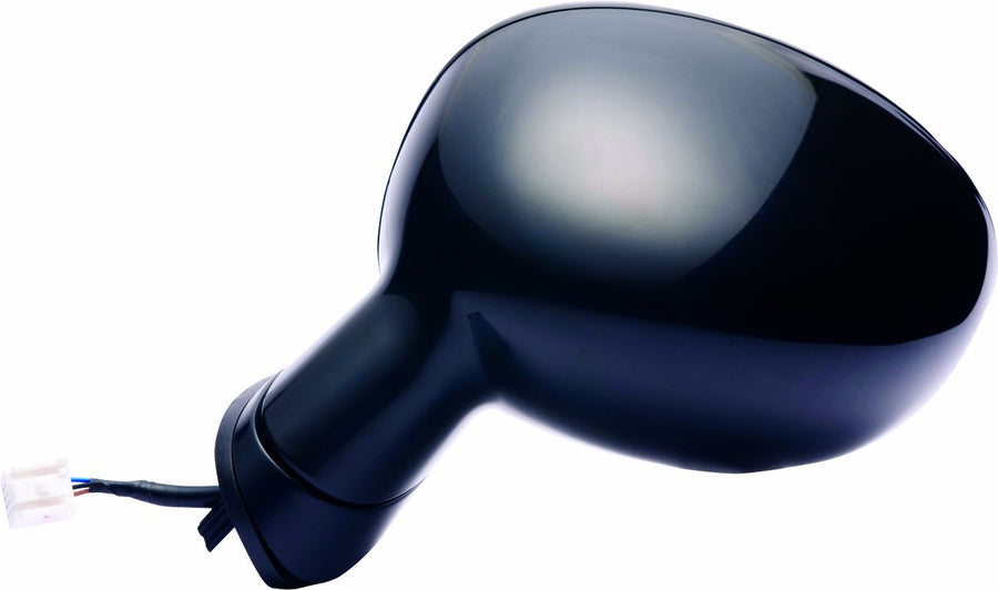Fit System Mirror Driver Side for Mazda MX-5 Miata, Black PTM, Foldaway, Power