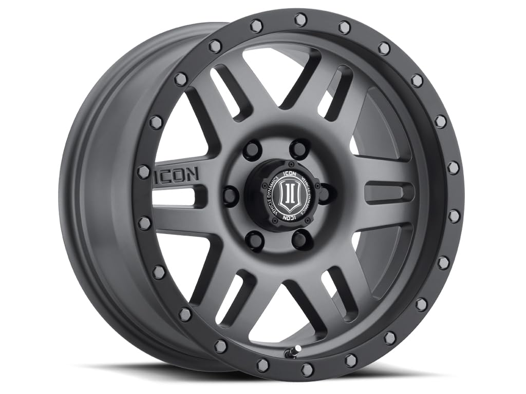 Titanium ICON Alloys Six Speed, 17 x 8.5/6 x 135, 6mm Offset, 5" BS, 1417856350TT
