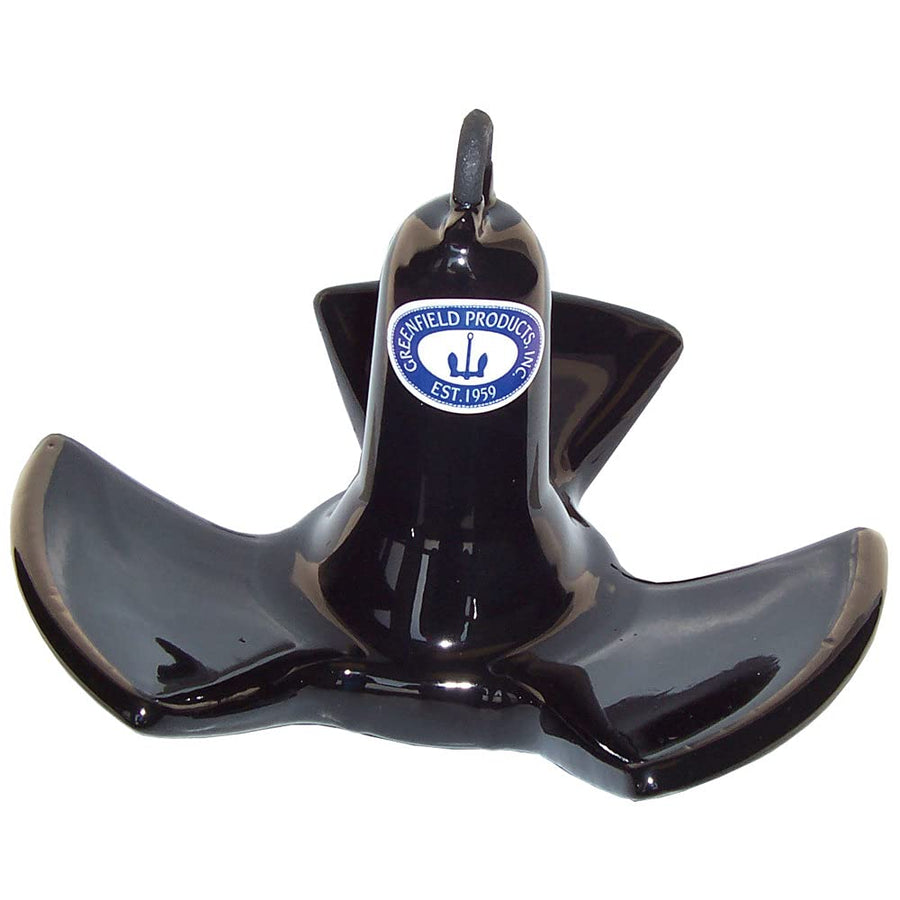 530B Greenfield Vinyl Coated River Anchor - Black, 30 lb.
