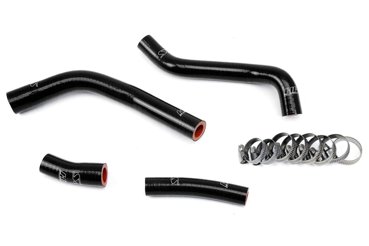 Black HPS Silicone Radiator Hose Kit Coolant OEM Replacement 57-1757-BLK