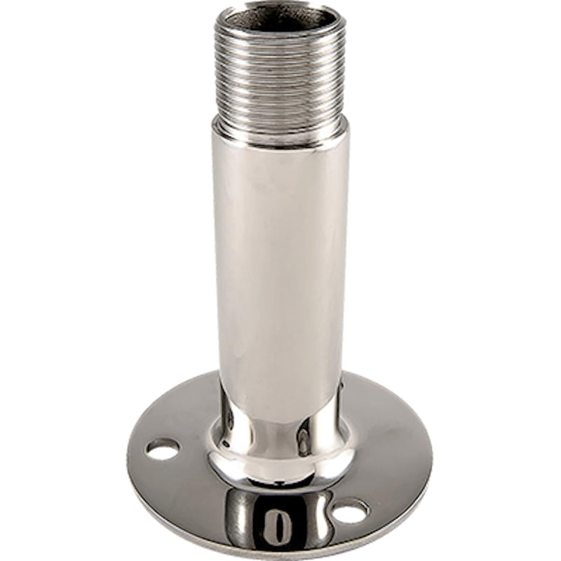4" KJM M201 Stainless Steel Antenna Mount with 1"-14 Thread