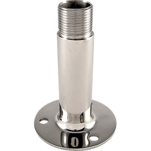 4" KJM M201 Stainless Steel Antenna Mount with 1"-14 Thread