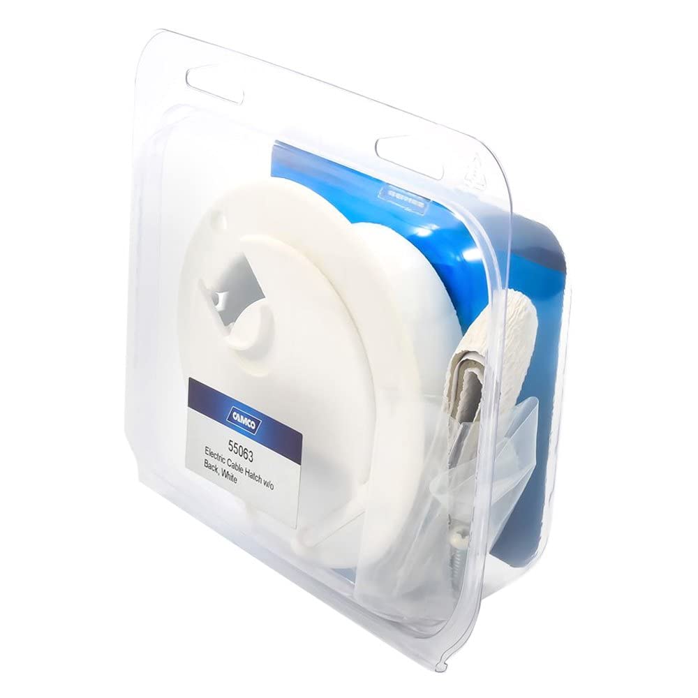 Camco Electric Cable 55063 Hatch W/o Back, White