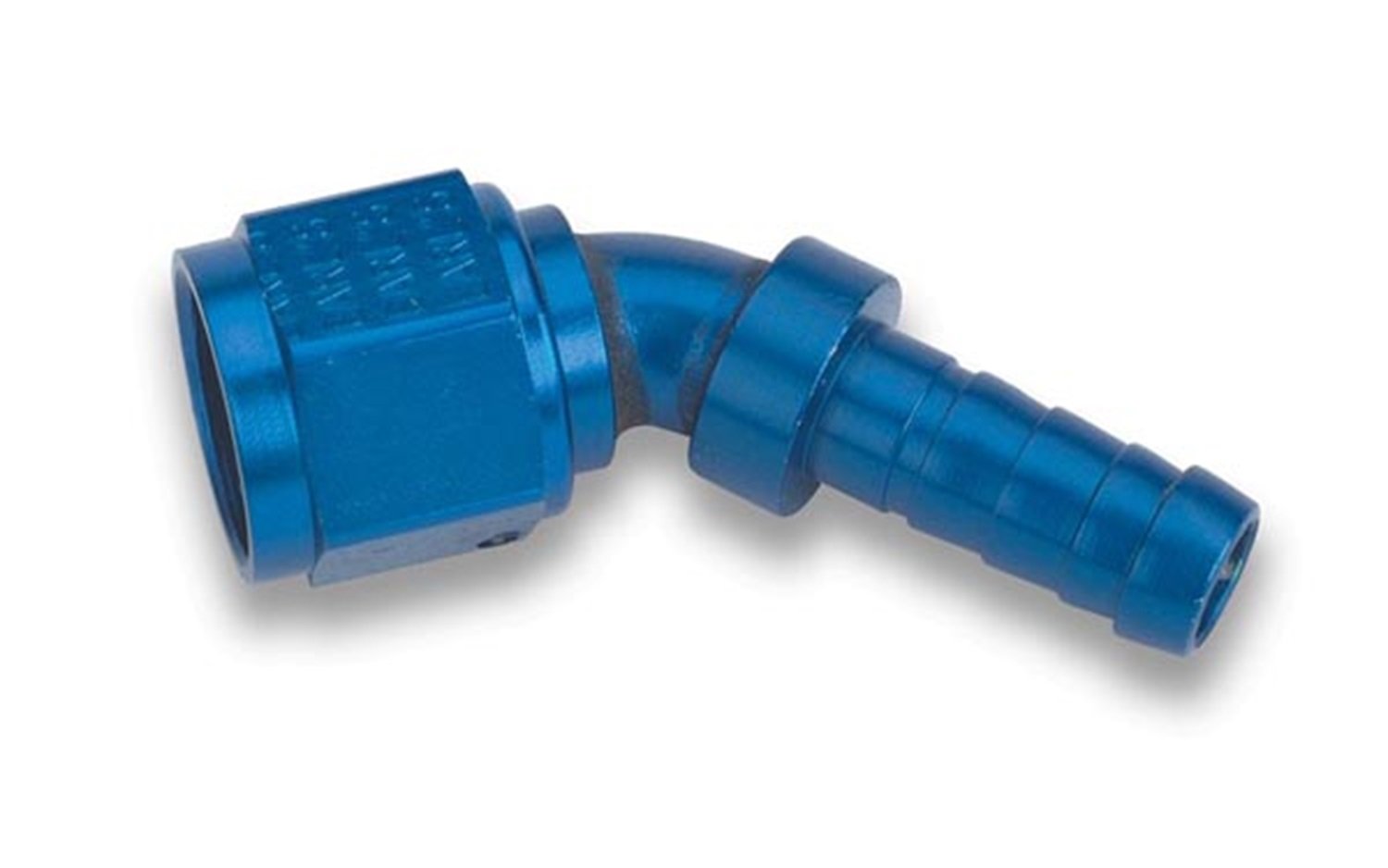 704612ERL Earl's Auto-Crimp Hose End - 45 Degree - Size -12 - Blue
