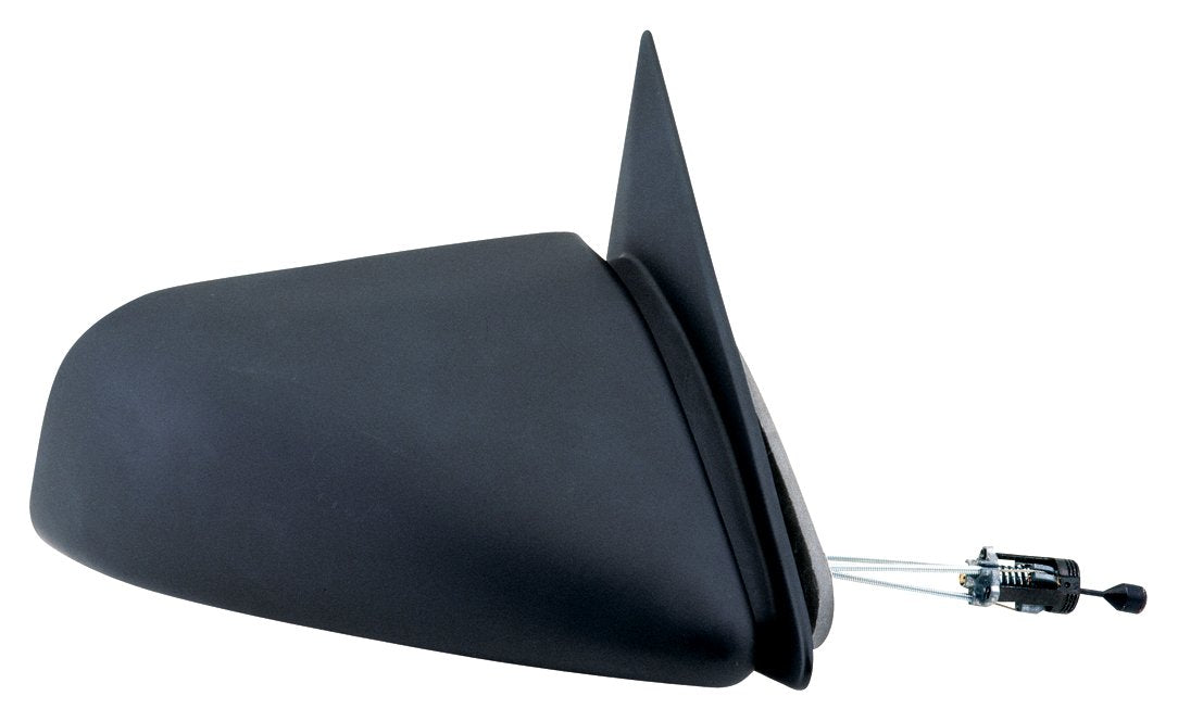 Passenger Side Fit Mirror for Dodge Spirit, Plymouth Acclaim, Black, Non-Foldaway, Manual Remote