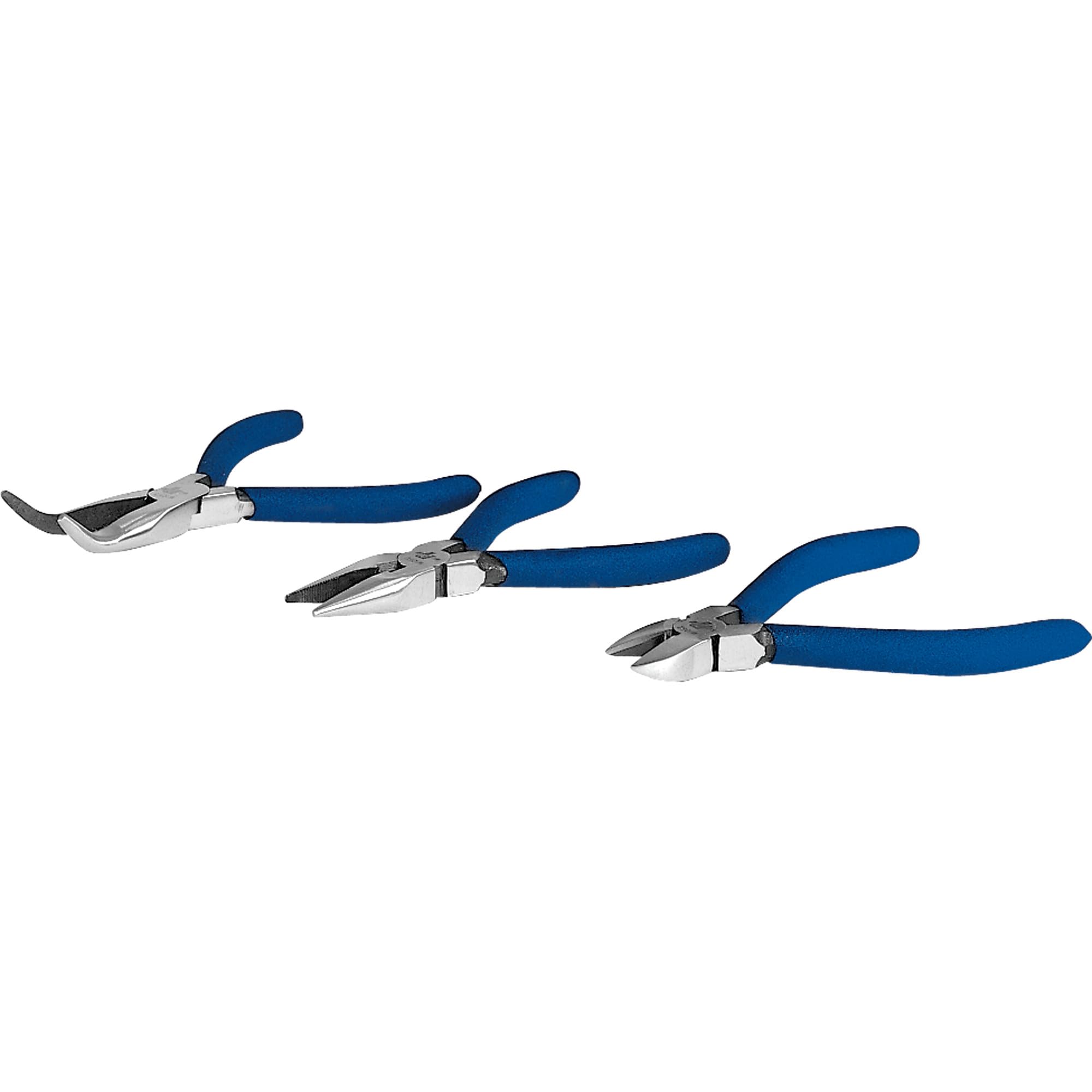 Mini Plier Set Performance Tool W3306 with Cushion Grips - Spring Loaded for Easy Use - Forged Alloy Steel Construction