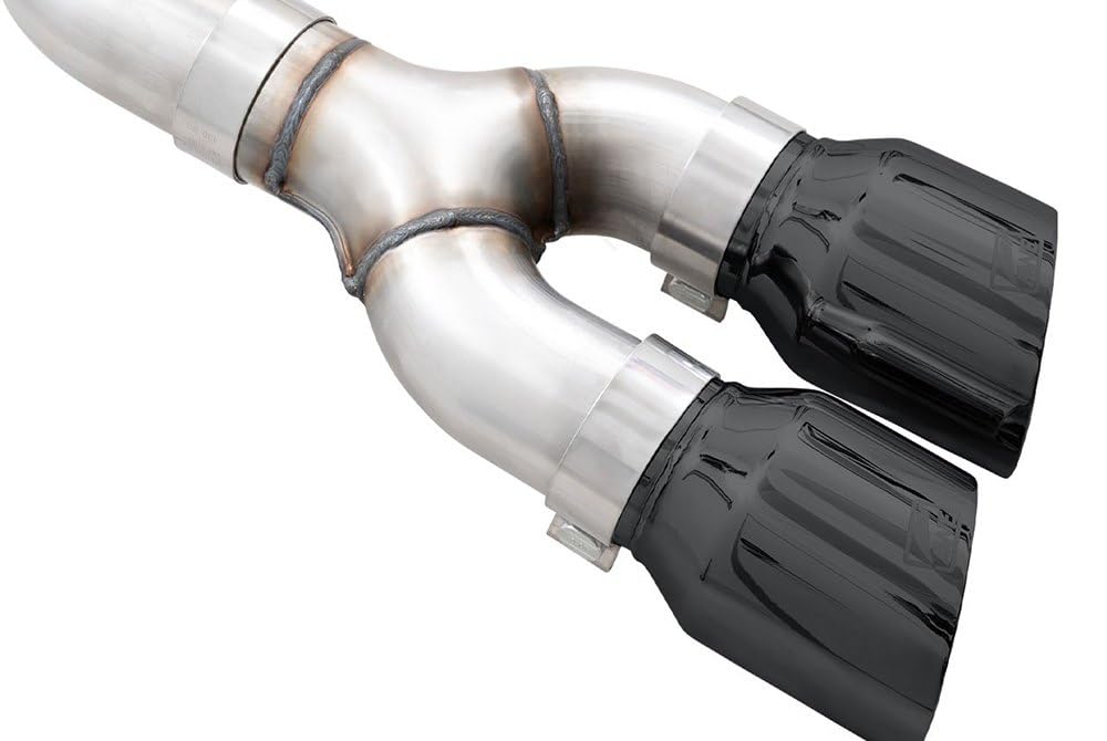 Ford F150 AWE 0FG 21+ Dual Side Exit Cat-Back Exhaust - 4.5in Diamond Black Tips