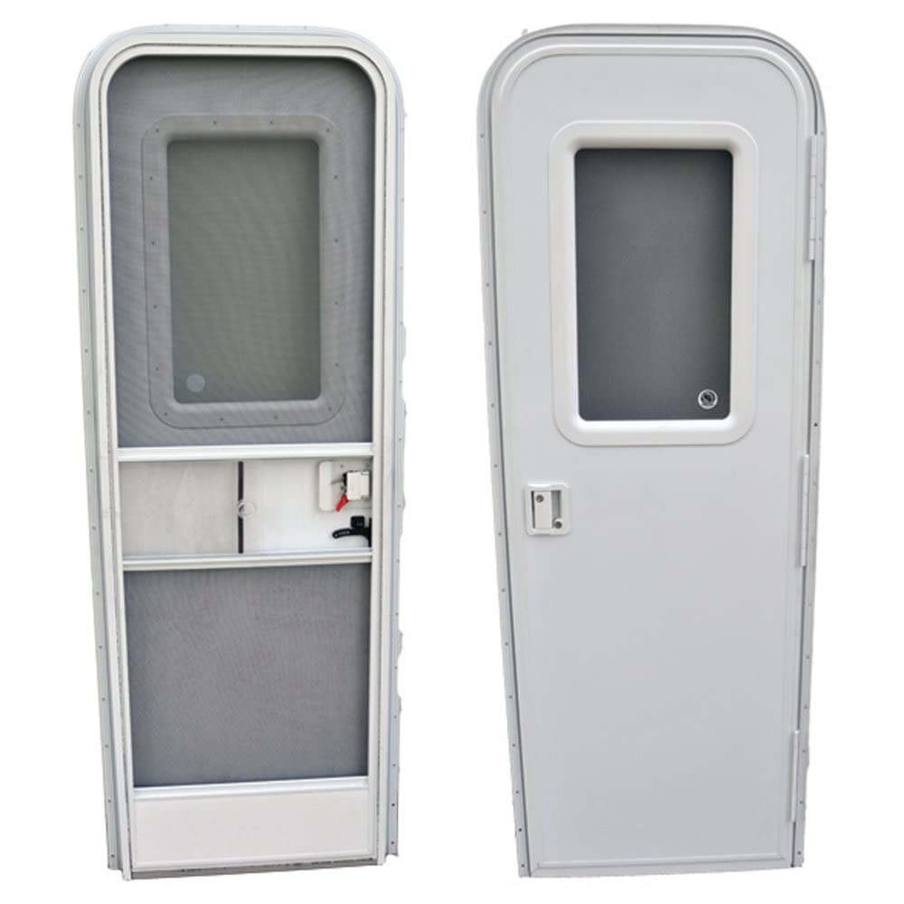 Polar White AP Products 015-205998 RV Entrance Door