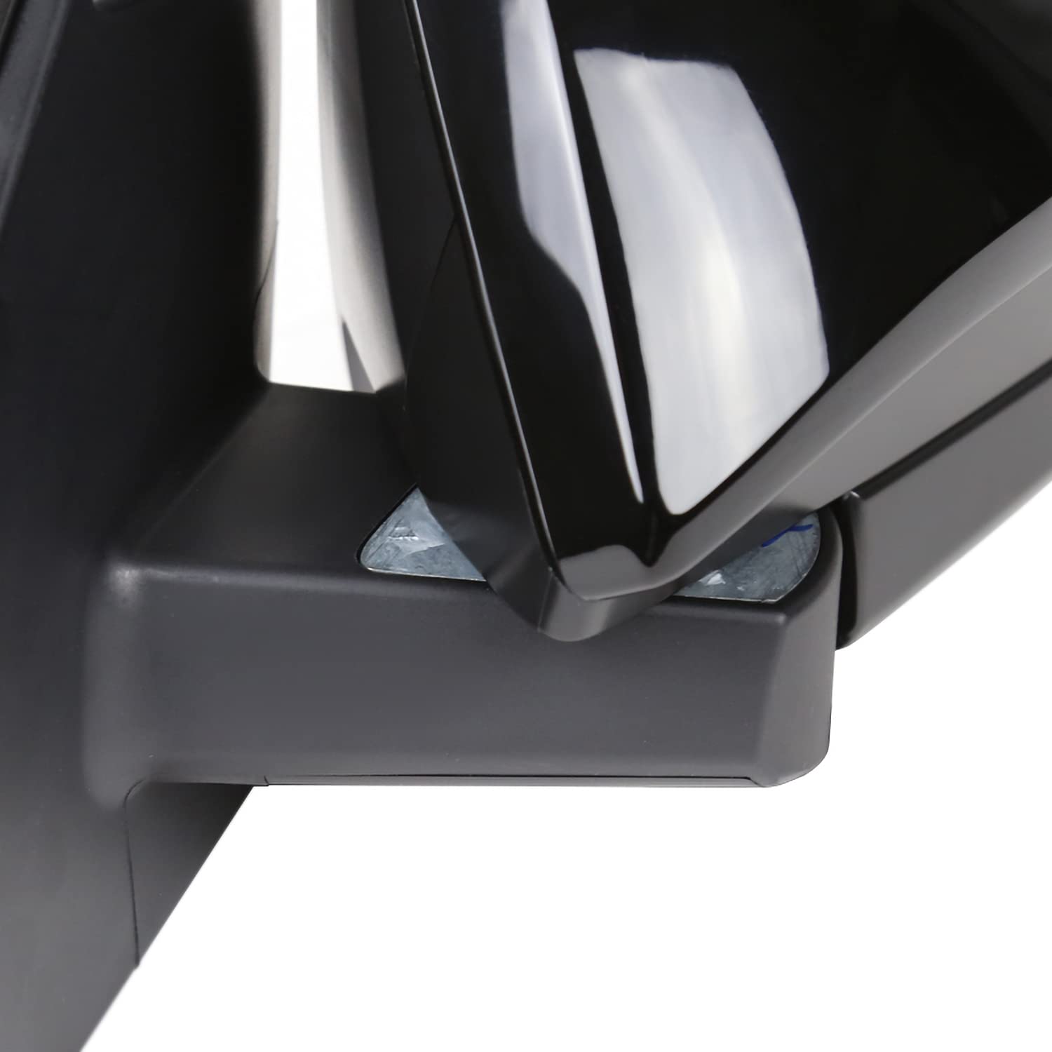 Power Heated Spec-D Tuning Glossy Black 7-Pin + LED Signal Left Driver Side Mirror Compatible with Toyota RAV4 2013-2015