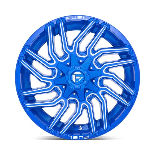1PC Fuel D774 22X10 6X135/5.5 BLUE-MILL -18MM - D77422009847