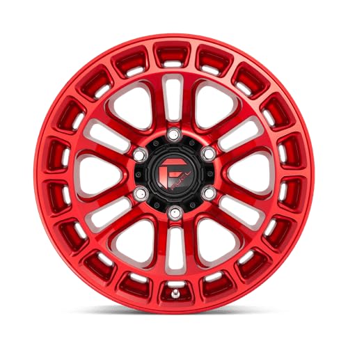 1PC Fuel D719 17X9 6X135 GL-RED-MACH -12MM - D71917908945