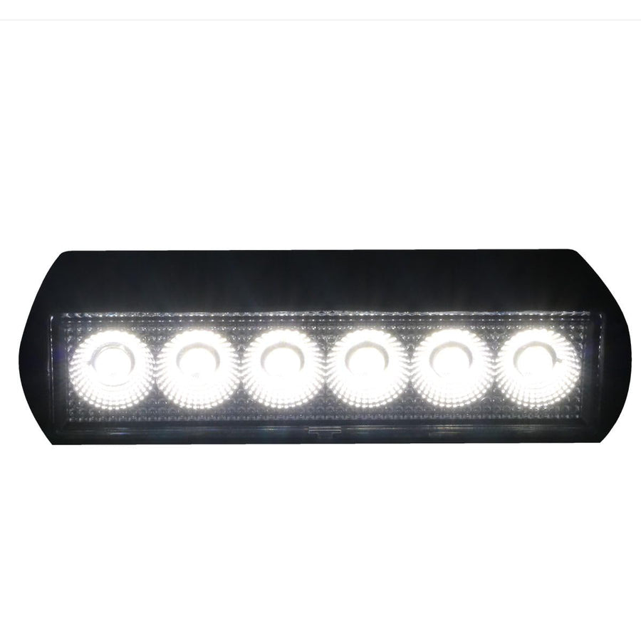 Auxiliary Light Race Sport Lighting Fit 6 x 1.5in 24-Watt Rectangle IQ Series Auxiliary LED Flood Beam RS6IQ24W