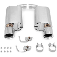 Mishimoto Street MMEXH-MUS8-15ASP Axleback Exhaust Fits Ford Mustang GT 2015+ Polished Tips