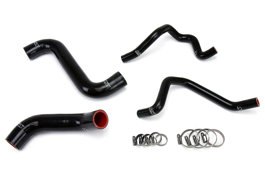 3-ply HPS Black Reinforced Silicone Radiator + Heater Coolant Hose Kit 57-1811-BLK