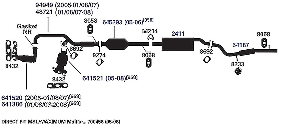 700458 AP Exhaust Muffler