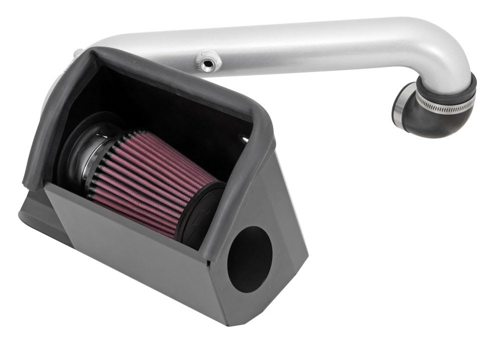 Cold Air Intake System K&N: High-Flow Air-Filter, Increase Performance & Horsepower: Compatible with 2012-2017 FIAT 500, 69-3303TS