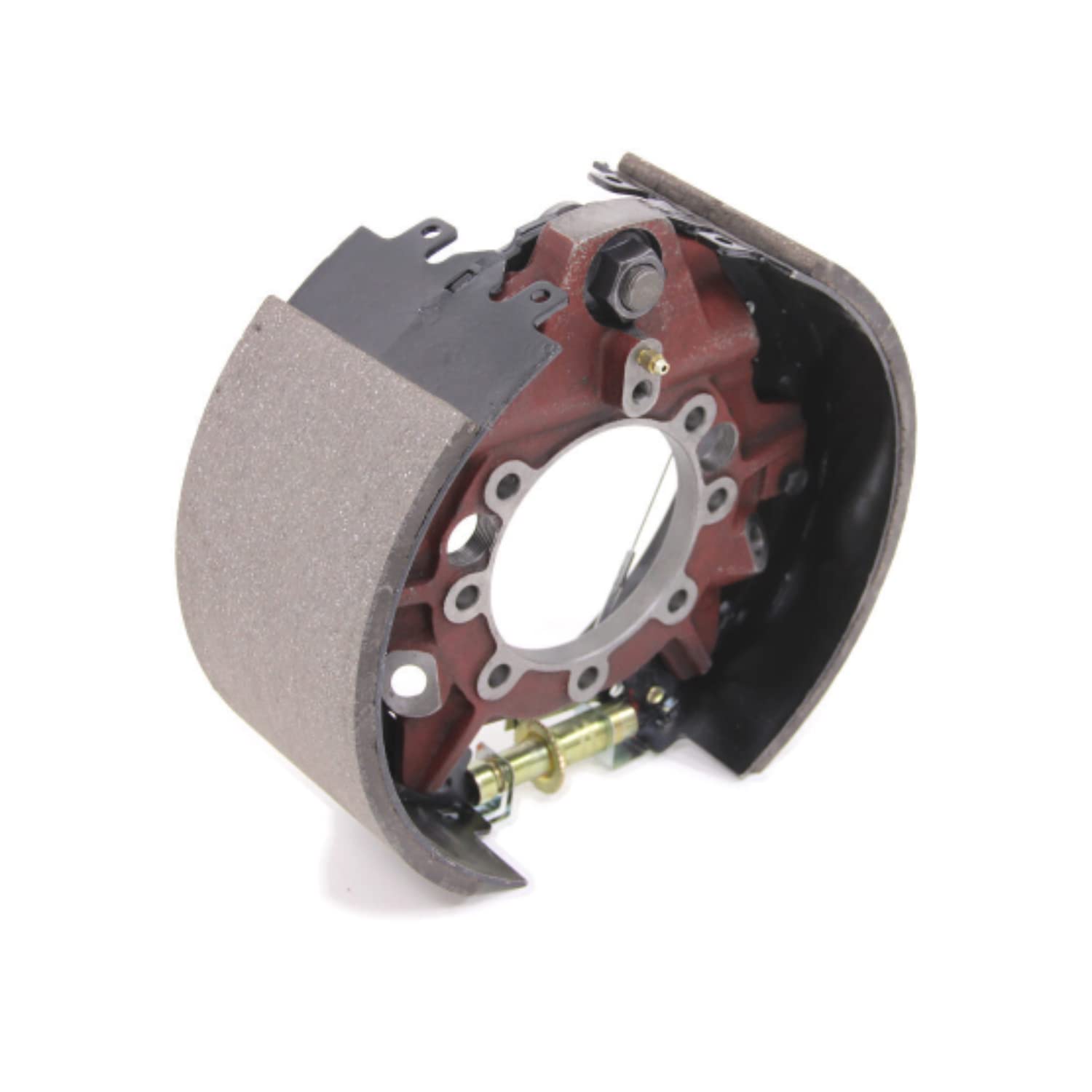 Left Hand Dexter K23-406-00 AXLE Complete 12-1/4X5 Hydraulic Duo-SERVO Forward SELF-Adjust Brake Assembly (15K)