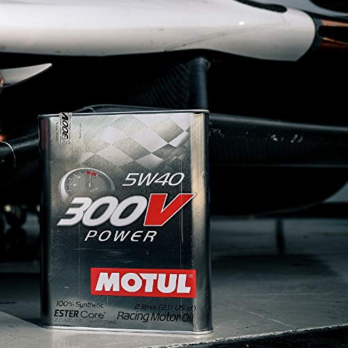300V Motul 104242 5w40 Racing Oil, 2 Liter