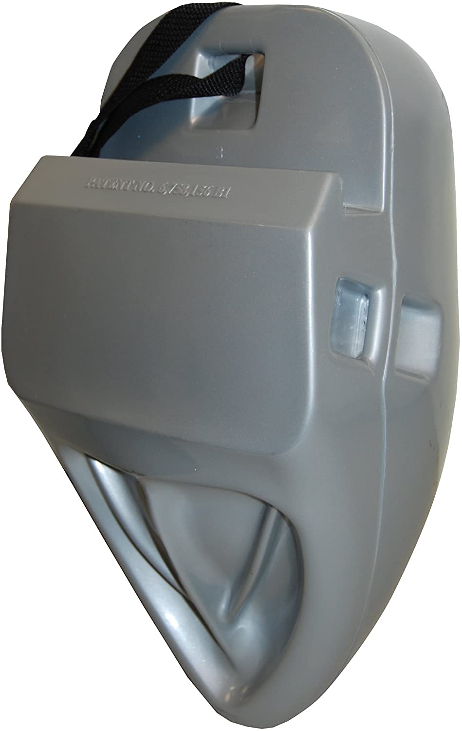Taylor Made Fender for Boats Pontoon, Molded-In Ridge Hook Design, Contoured Shape Hugs Rail Profile, Securing Straps Included, American Made, Silver Mist – 2020108238 9" x 16"