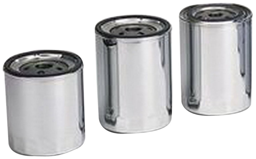 Moroso Oil Filter 22320, Fits Small Block Chevy, Big Block Chevy, Chrome, Tall Design