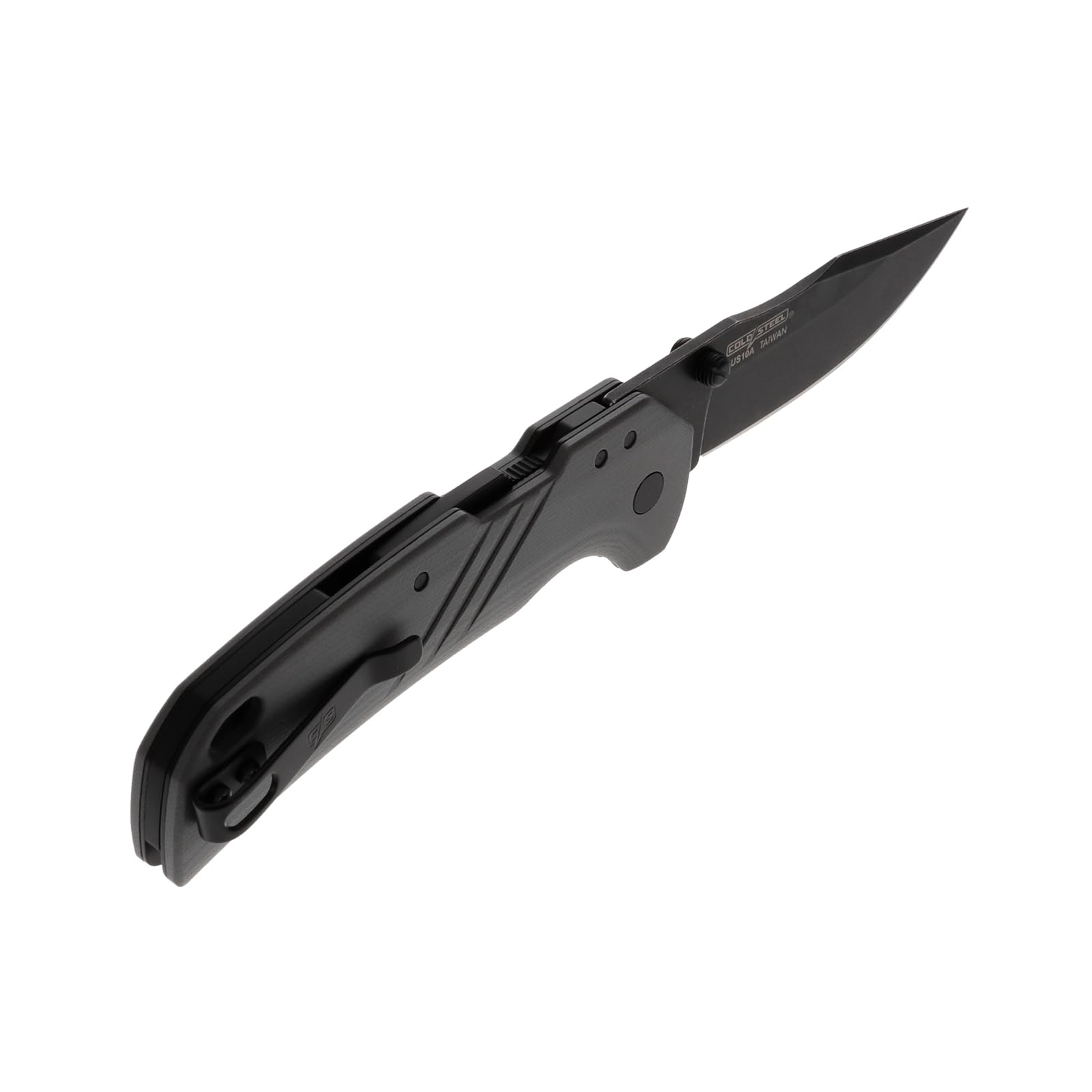 COLD STEEL 3in Engage AUS10A Steel Clip Point Blade 4.25in Grey G10 Handle Everyday Carry Tactical Ambidextrous Folding Knife
