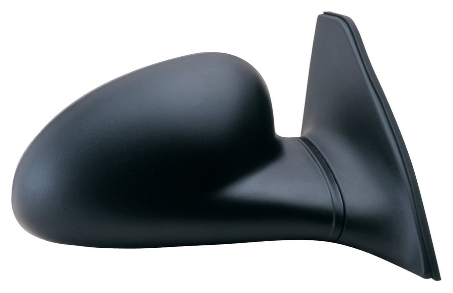Fit System Mirror Passenger Side for Ford Escort Sedan, Mercury Tracer, Black, Non-Foldaway, Manual