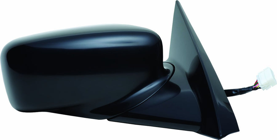 Fit System Passenger Side Mirror 63029H for Acura TL, Black, PTM, Foldaway, w/Memory, Blue Lens, Heated Power