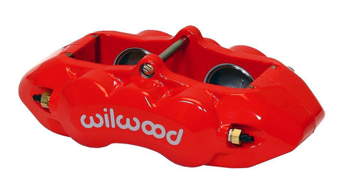 Caliper-D8-4 WILWOOD 120-10525-RD, Front, Red 1.88" Pistons, 1.25 Disc